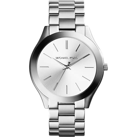 michael kors slim runway horloge mk3178|michael kors silver runway.